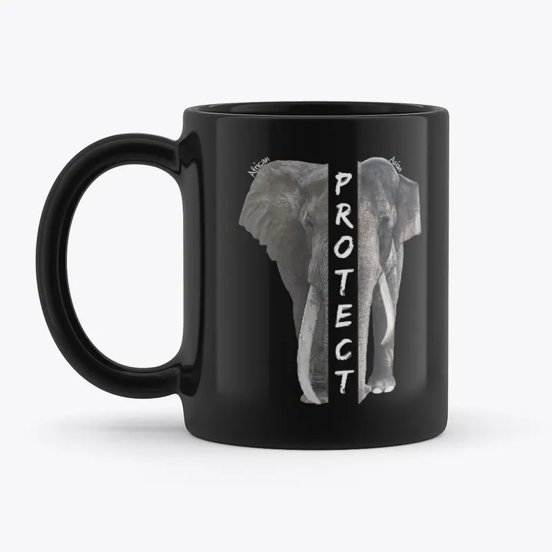 Protect Elephants Mug